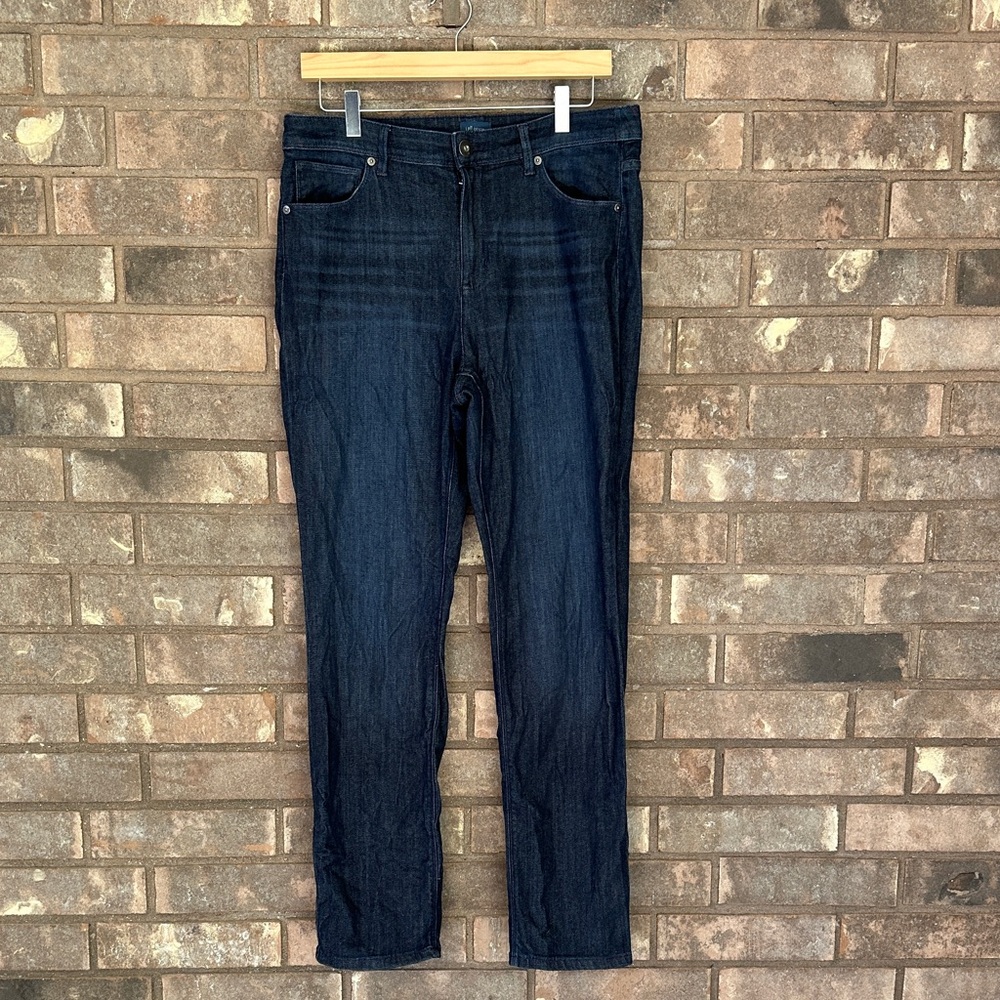 J. Jill Women's High Rise Jeans - Dark Blue - Picture 5 of 11